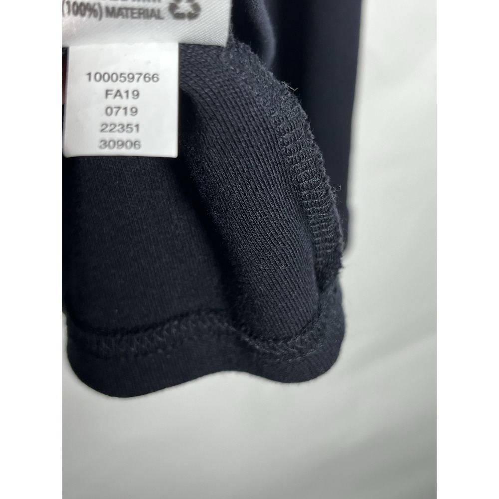 Karen Scott Women Long Sleeve Essentials Pullover Blouse Blk 100% Cotton, Size M - Picture 7 of 8